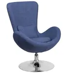 Flash Furniture CH-162430-BL-FAB-GG Chair, Swivel
