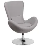 Flash Furniture CH-162430-LTGY-FAB-GG Chair, Swivel