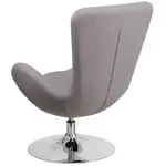 Flash Furniture CH-162430-LTGY-FAB-GG Chair, Swivel