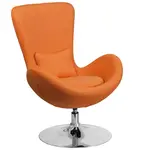 Flash Furniture CH-162430-OR-FAB-GG Chair, Swivel