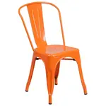 Flash Furniture CH-31230-OR-GG Chair, Side, Stacking, Outdoor