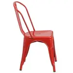 Flash Furniture CH-31230-RED-GG Chair, Side, Stacking, Outdoor