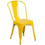 Flash Furniture CH-31230-YL-GG Chair, Side, Stacking, Outdoor