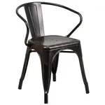 Flash Furniture CH-31270-BQ-GG Chair, Armchair, Stacking, Outdoor