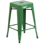 Flash Furniture CH-31320-24-GN-GG Bar Stool, Stacking, Indoor