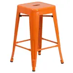 Flash Furniture CH-31320-24-OR-GG Bar Stool, Stacking, Indoor