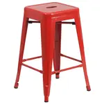 Flash Furniture CH-31320-24-RED-GG Bar Stool, Stacking, Indoor