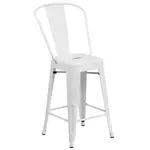 Flash Furniture CH-31320-24GB-WH-GG Bar Stool, Outdoor