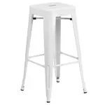 Flash Furniture CH-31320-30-WH-GG Bar Stool, Stacking, Indoor