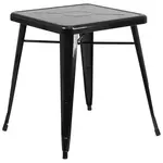 Flash Furniture CH-31330-29-BK-GG Table, Indoor, Dining Height