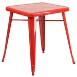 Flash Furniture CH-31330-29-RED-GG Table, Indoor, Dining Height