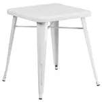 Flash Furniture CH-31330-29-WH-GG Table, Indoor, Dining Height