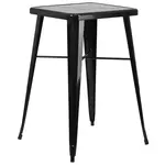 Flash Furniture CH-31330-BK-GG Table, Indoor, Bar Height