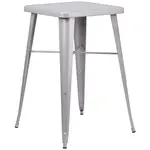 Flash Furniture CH-31330-SIL-GG Table, Indoor, Bar Height