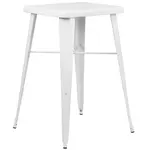 Flash Furniture CH-31330-WH-GG Table, Indoor, Bar Height