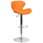 Flash Furniture CH-321-ORG-GG Bar Stool, Swivel, Indoor