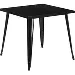 Flash Furniture CH-51040-29-BK-GG Table, Indoor, Dining Height