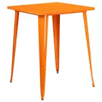 Flash Furniture CH-51040-40-OR-GG Table, Indoor, Bar Height