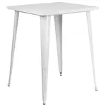 Flash Furniture CH-51040-40-WH-GG Table, Indoor, Bar Height