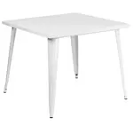 Flash Furniture CH-51050-29-WH-GG Table, Indoor, Dining Height