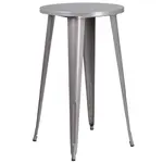 Flash Furniture CH-51080-40-SIL-GG Table, Indoor, Bar Height