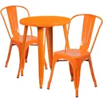 Flash Furniture CH-51080TH-2-18CAFE-OR-GG Chair & Table Set, Outdoor