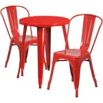 Flash Furniture CH-51080TH-2-18CAFE-RED-GG Chair & Table Set, Outdoor