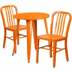 Flash Furniture CH-51080TH-2-18VRT-OR-GG Chair & Table Set, Outdoor
