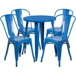 Flash Furniture CH-51080TH-4-18CAFE-BL-GG Chair & Table Set, Outdoor