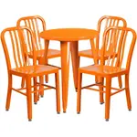 Flash Furniture CH-51080TH-4-18VRT-OR-GG Chair & Table Set, Outdoor