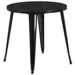 Flash Furniture CH-51090-29-BK-GG Table, Indoor, Dining Height