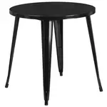 Flash Furniture CH-51090-29-BK-GG Table, Indoor, Dining Height