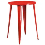 Flash Furniture CH-51090-40-RED-GG Table, Indoor, Bar Height