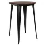 Flash Furniture CH-51090-40M1-BK-GG Table, Indoor, Bar Height