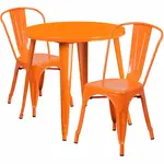 Flash Furniture CH-51090TH-2-18CAFE-OR-GG Chair & Table Set, Outdoor