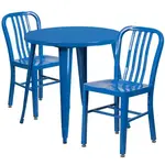 Flash Furniture CH-51090TH-2-18VRT-BL-GG Chair & Table Set, Outdoor