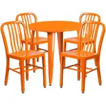 Flash Furniture CH-51090TH-4-18VRT-OR-GG Chair & Table Set, Outdoor