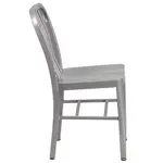 Flash Furniture CH-61200-18-SIL-GG Chair, Side, Outdoor