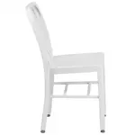 Flash Furniture CH-61200-18-WH-GG Chair, Side, Outdoor