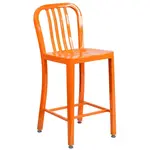 Flash Furniture CH-61200-24-OR-GG Bar Stool, Outdoor