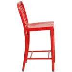 Flash Furniture CH-61200-24-RED-GG Bar Stool, Outdoor