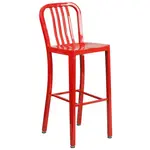 Flash Furniture CH-61200-30-RED-GG Bar Stool, Outdoor