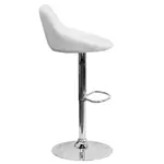 Flash Furniture CH-82028A-WH-GG Bar Stool, Swivel, Indoor