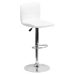 Flash Furniture CH-92023-1-WH-GG Bar Stool, Swivel, Indoor