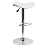 Flash Furniture CH-TC3-1002-WH-GG Bar Stool, Swivel, Indoor