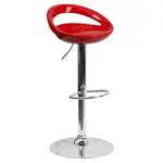 Flash Furniture CH-TC3-1062-RED-GG Bar Stool, Swivel, Indoor