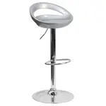 Flash Furniture CH-TC3-1062-SIL-GG Bar Stool, Swivel, Indoor