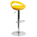 Flash Furniture CH-TC3-1062-YEL-GG Bar Stool, Swivel, Indoor