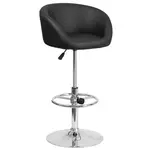 Flash Furniture CH-TC3-1066L-BK-GG Bar Stool, Swivel, Indoor