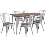 Flash Furniture CH-WD-TBCH-14-GG Chair & Table Set, Indoor